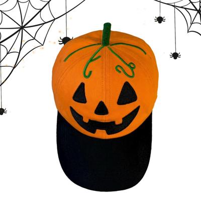 Lanterne d'Halloween Chapeau Citrouille Chapeau Costume Citrouille Brodé Automne Chapeau Couvre-chef Amusant Cadeaux de Fête Pour Enfants Voyage Quotidien Automne