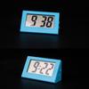 Electronic Clock Self-adhesive Mini LCD Display Large Screen Table Dashboard Desk Digital Clock for Home