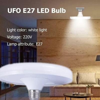 220V LED-Glühbirne E27 LED-Lampe Superhell 15W UFO LED-Leuchten Innen Kaltweiße Beleuchtung Tischlampen Garagenlicht