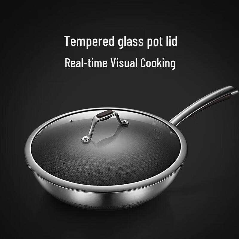 Midea 316 Stainless Steel Non-stick Wok
