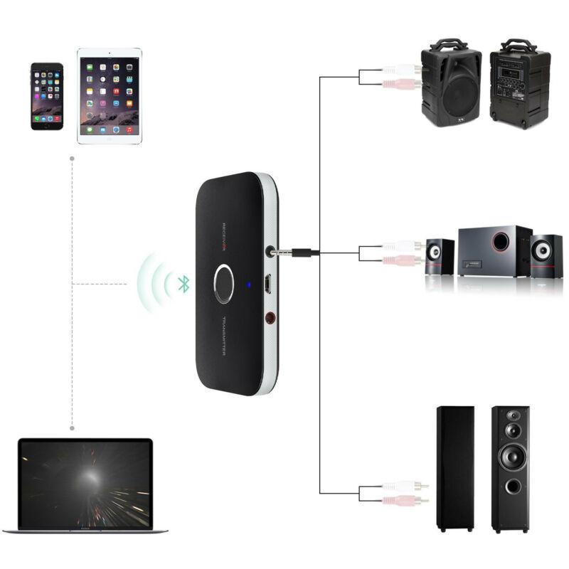 B6 Bluetooth 5.0 Wireless Audio Adapter, Receiving and Transmitting Two-in-one, Suitable for TV, Computer and Mobile Phone.