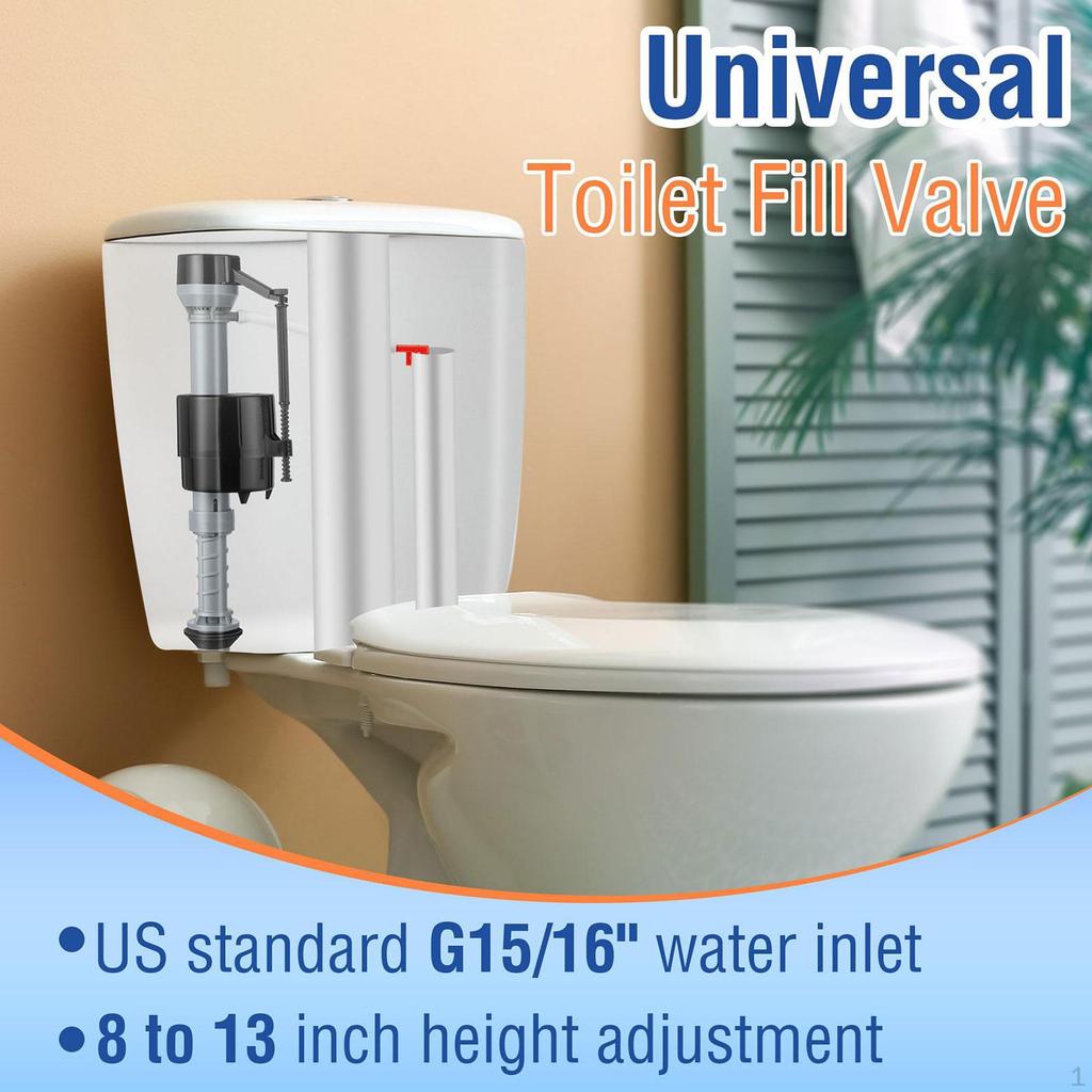 Toilet Fill Valve Bottom Entry Accessory Inlet Professional Replacement Premium Practical Flush