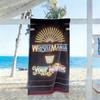 Wrestlemania Customized Name Beach Towel Super Soft Microfiber Quickdry Fabric Suitable for Swimming Gym Camping Yoga Vacation