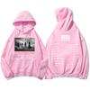 Korean Girls' Band Black and Pink Hoodies Long Sleeve Fashion Graphic Sweatshirts Autumn Warm Men Women Sudaderas Kpop Tops