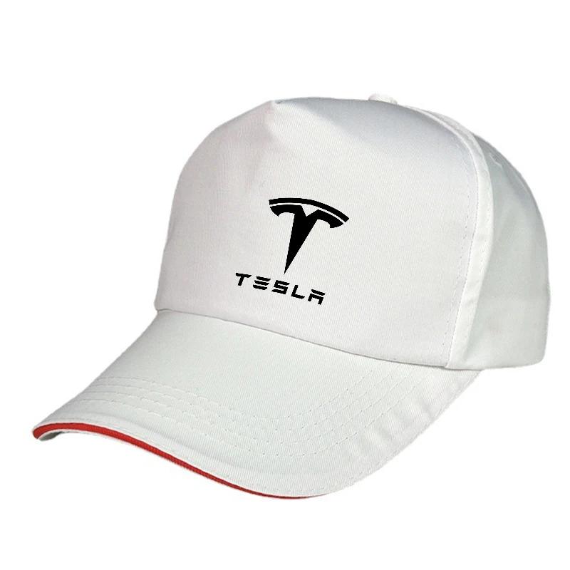 Car Sticker Tesla Baseball Cap Spring Outdoor Adjustable Casual Hats Sunscreen Hat Car Accessories For Tesla Model 3 Model S Mod