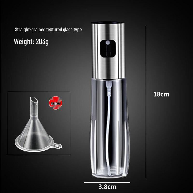 

Stainless Steel Oil Spray Bottle Set for Kitchen & BBQ