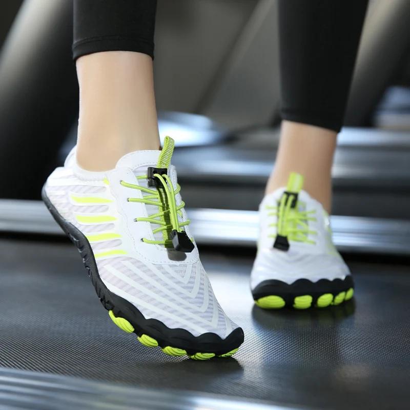 Fashion Men Barefoot Shoes Five Fingers Sock Sneakers Quick Drying Swimming Beach Upstream Water Surfing Walking Sport Sneakers Women