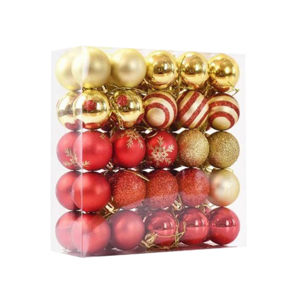 

Christmas Pendant Ornaments Mini Christmas Tree Decorations Mini Christmas Balls Ornaments Set for Xmas Tree for Outdoor