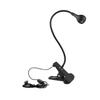 USB Clip-On Reading Light LED Flexible Bed Board Office Eye Caring Reading Lamp Warm Brightness