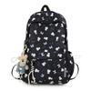 Schoolbag1011 New Schoolbag Female Japanese Ins Wind Small Fresh Literary Versatile Cartoon Print Girl Student Backpack