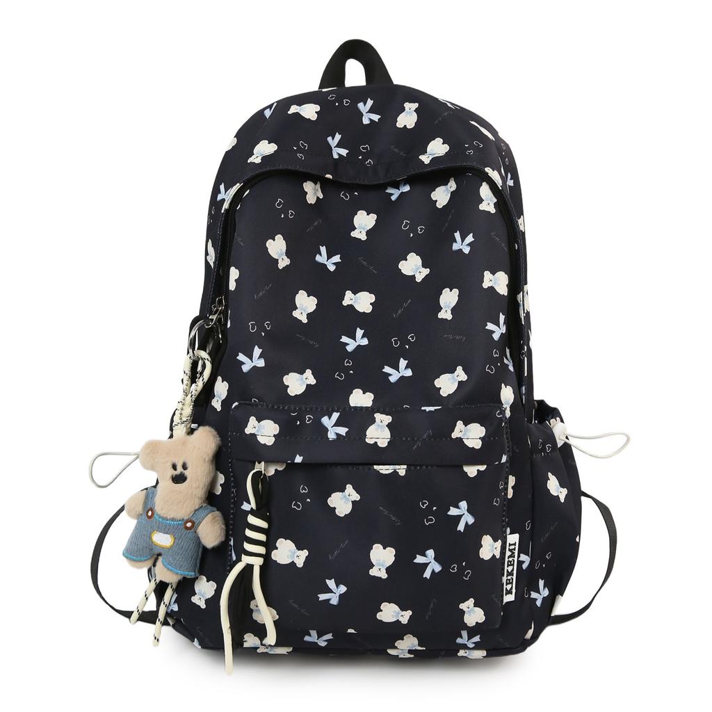 Schoolbag1011 New Schoolbag Female Japanese Ins Wind Small Fresh Literary Versatile Cartoon Print Girl Student Backpack