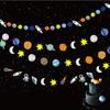 Astronaut Rocket Astronaut Garlands Banner 3m Outer Space Theme Party Decorations  Home Decor