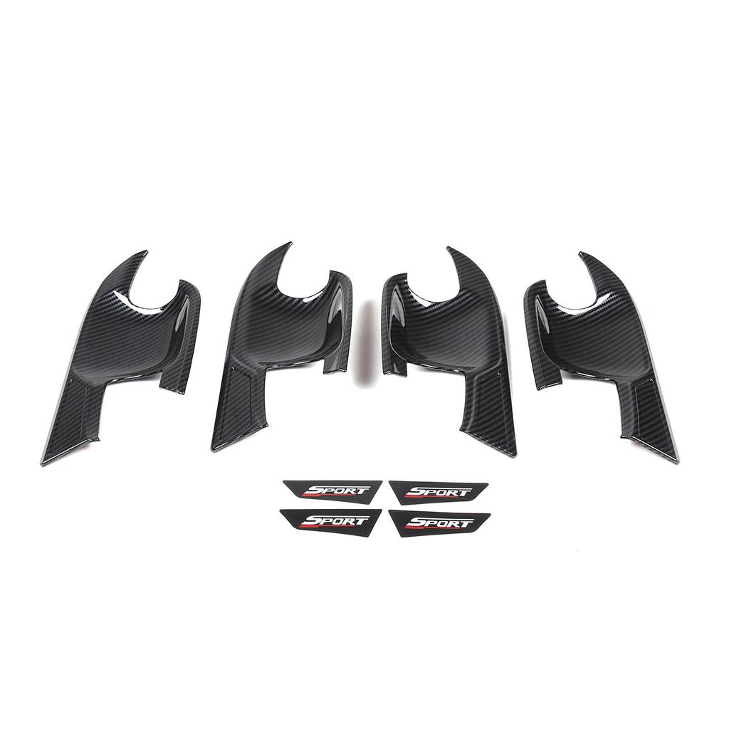 ABS Kolfiber Utvändig Dörrhandtagsskål Cover Trim för Subaru Crosstrek 23-24