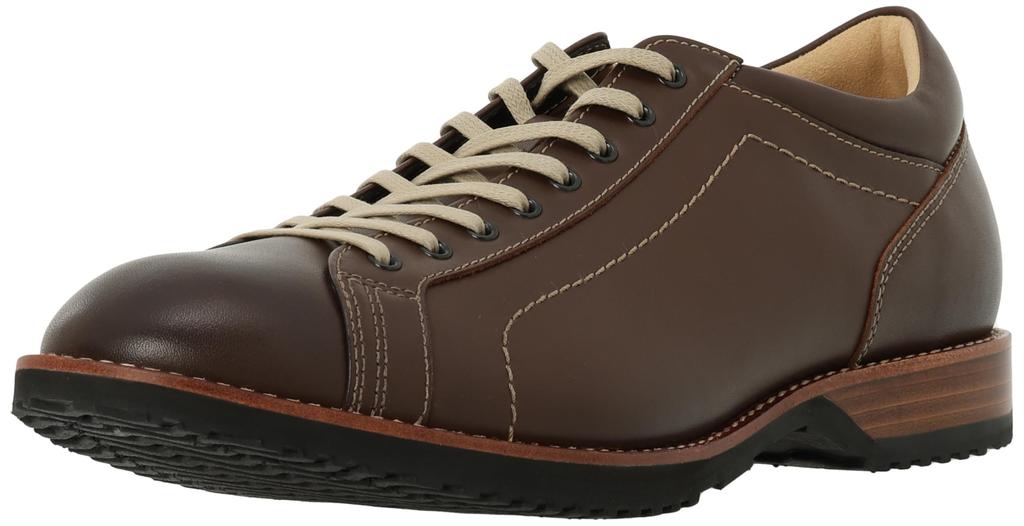 Leather Sneakers for Cm [Regal] Lace-up Men, Brown, 25.0