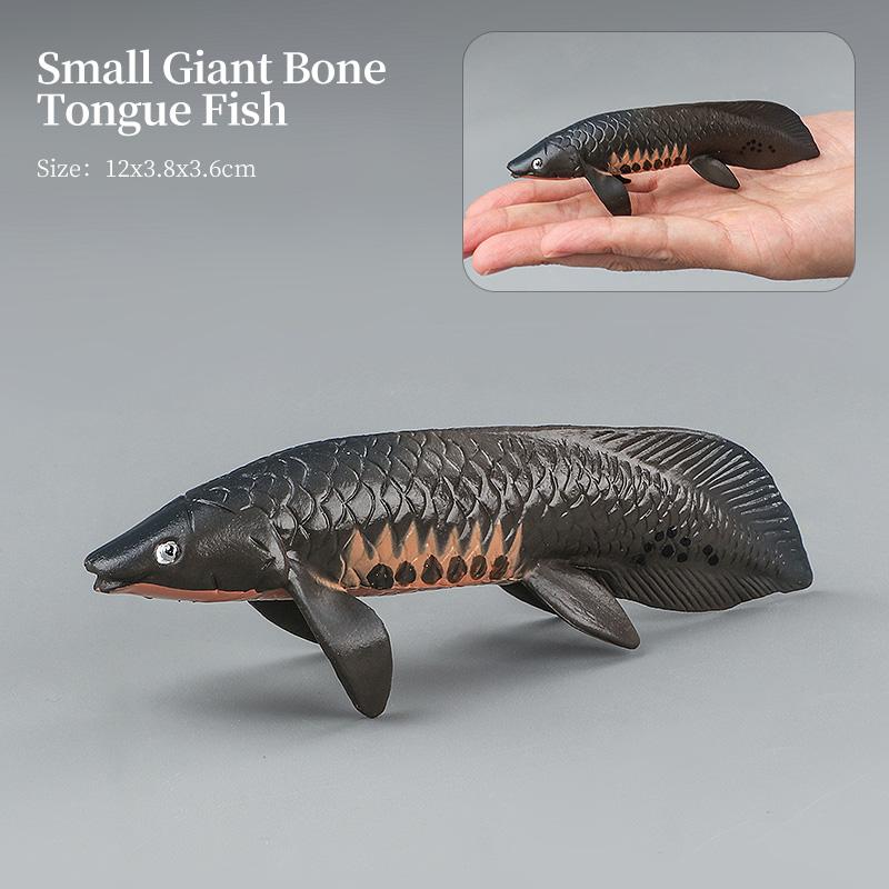 Set di Action Figure Modello Animali Marini - Pesci Oceanici Tonno Pesce Vela Persico Cernia Salmone PVC Giocattolo Educativo per Bambini