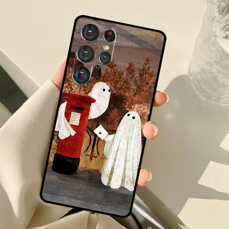 Ghosts Funny Case For Samsung Galaxy S24 Ultra S21 S22 S23 S25 Ultra S9 S10 Plus S20 FE S25 FE Back Cover