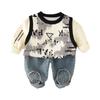 Kids Casual Long-Sleeve Set, Comfortable Daily Wear Outfits