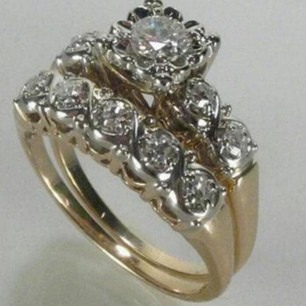 Luksus Vintage Ringer Nyankomne Damering Kvinners Bryllupssmykker Tilbehør Gaver