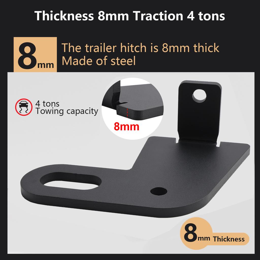 2 Stück Hinten Links & Rechts Anhängerkupplung für Suzuki Jimny JB64W JB74 2019-2023