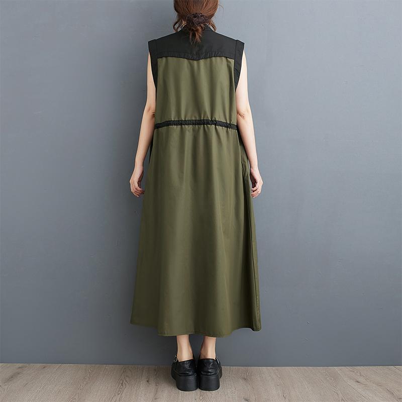 Sleeveless Plus Size Vintage New In Dresses for Women Casual Loose Long Summer Shirt Dress