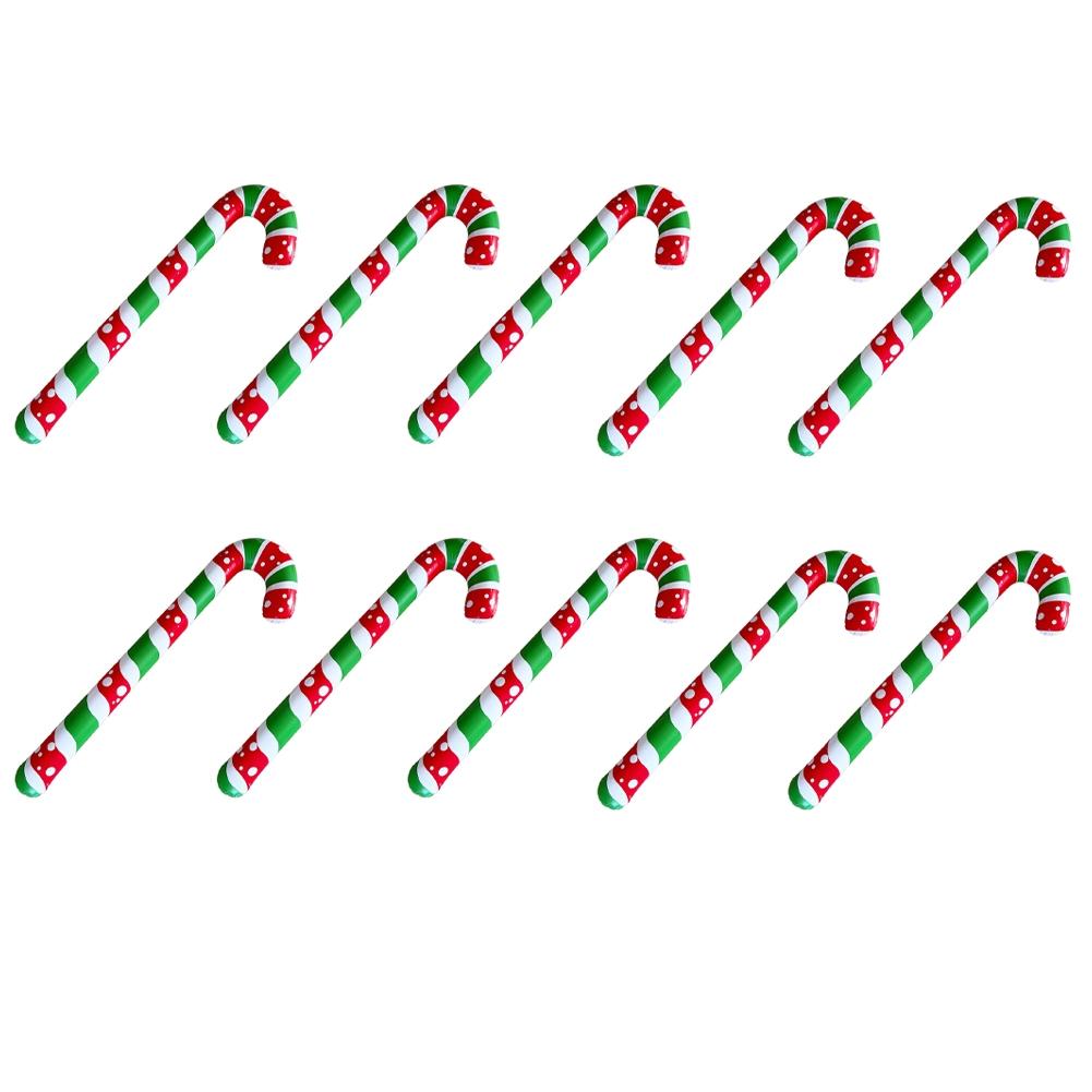 Inflatable Christmas Canes Santa Claus Decorations