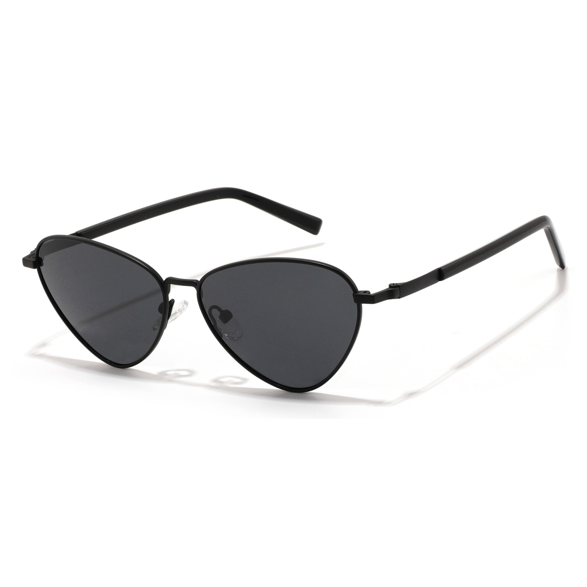 

Fashion Cat Eye Metal Sunglasses 2025 Simple Beach Sunshade Sunglasses Internet Famous Same Style Sunglasses Oculos De Sol UV as picture
