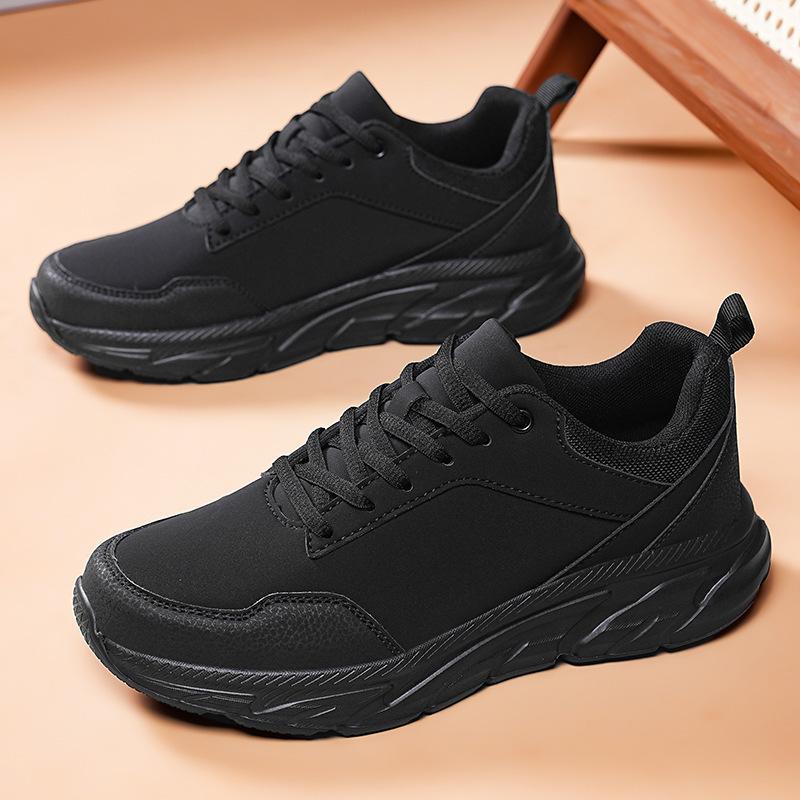 

Men s shoes new leather sneakers labor insurance casual shoes lightweight soft-soled running shoes men 48