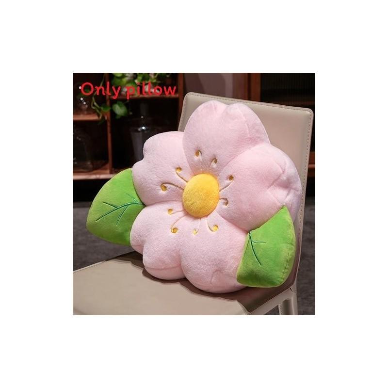 

Plush And Cool Silk Cherry Blossom Pillows Cushions For Bed And Lounge Comfort Plush,60x45cm