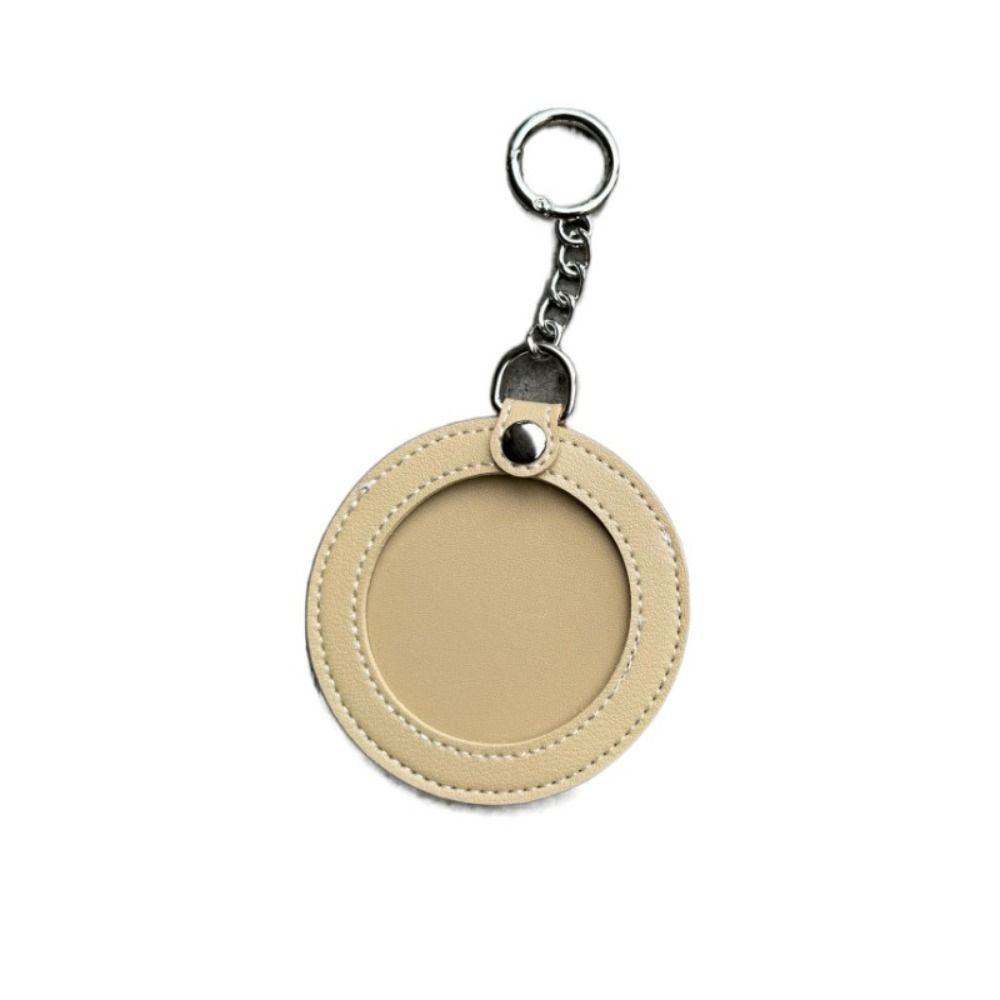 Transparent Badge Holder Portable Key Chain Pendant Funny Badge Protector Keychain  Bag