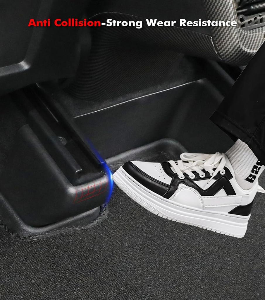 7PCS Auto Seat Slide Rail Cover for Tesla Model Y Juniper 2025 2026 Under Seat Wrap Corner Guards Slide Rail Protector Kit Full