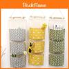 Borsa da Appendere Versatile Impermeabile in Cotone e Lino con 3 Tasche Spaziose per l'Organizzazione della Casa