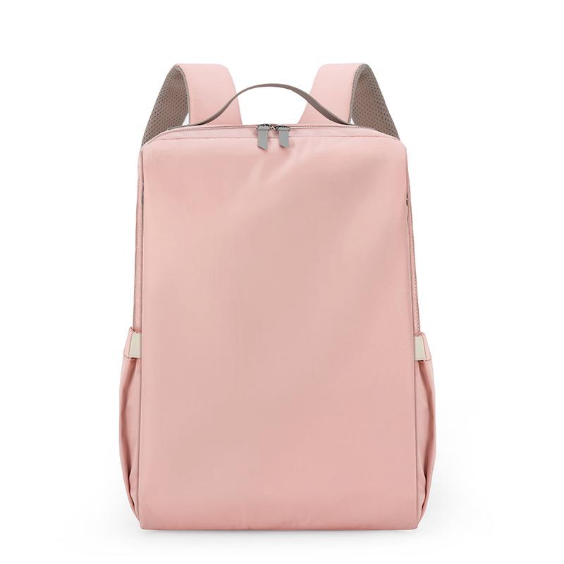 Women's Double Shoulder Large Capacity Solid Color Backpack for Business Travel & Students