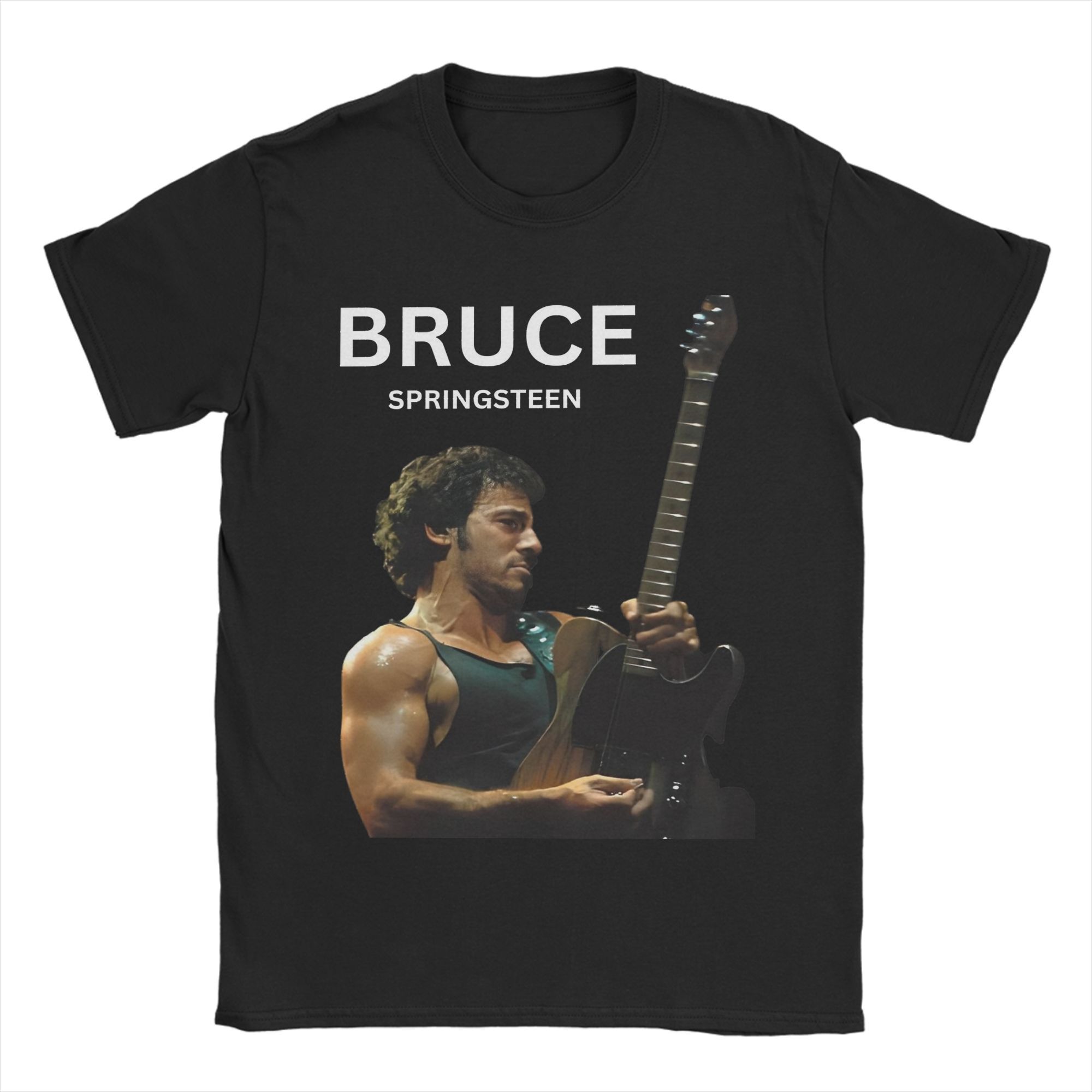 

Men T-Shirt Bruce Springsteens Amazing 100% Cotton Tees Short Sleeve T Shirts Round Collar Clothing 4XL 5XL 6XL 5XL різнокольоровий