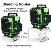 360 Horizontal And Vertical Super Powerful Laser level Beam laser level 4D 16 Lines Laser Level green line SelfLeveling 4000mAh