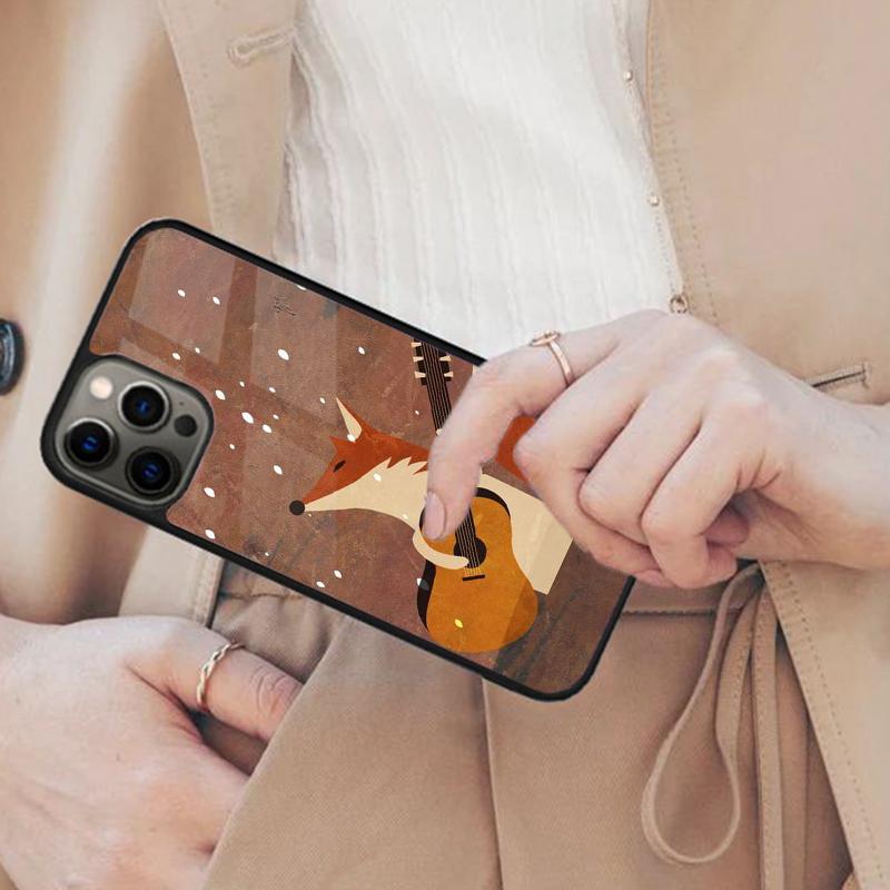 Cute cartoon animal fox Magnetic Phone Case For APPLE iPhone 17 Air 16 14 13 12 Pro Max 15 Plus Wireless Charge MagSafe Cover