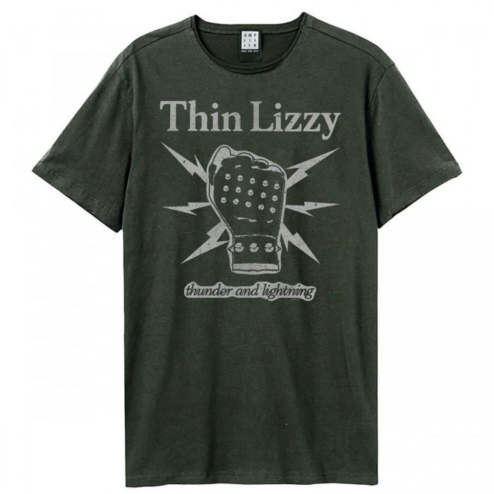 Amplified Unisex Adult Lightning Fist Thin Lizzy T-Shirt