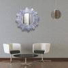 Armanda Wall Mirror in Silver Color