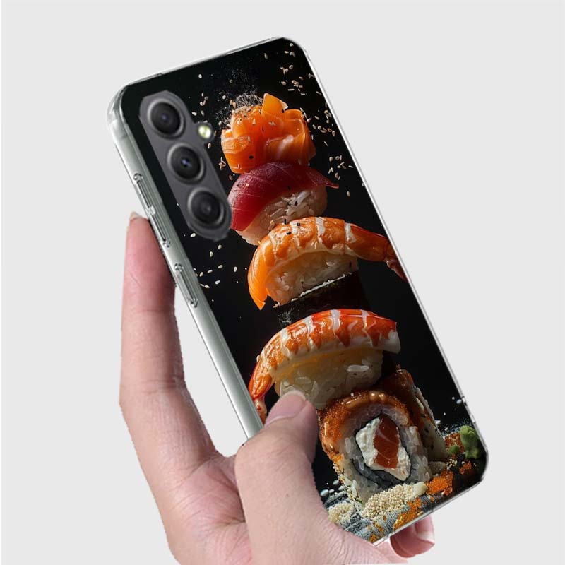

Sushi in the Air Phone Case for Samsung A16 A26 A36 A56 A17 A37 A57 A07 A06 A02S A03 A04S A05S Galaxy Note 20 10 A50S A71 A51 A3 Samsung A16 5G