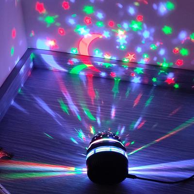 Multifunktions-LED Sternenhimmel-Lichtprojektion Nachtlicht Nachttisch Schlafzimmer Atmosphärenlampe Rotierendes Bühnenlicht Projektorlampe