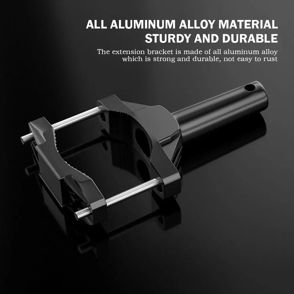 Motorcycle Bracket Bumper Mount Clamp Motorcycle Headlight Mount Bracket Adjustable Led Light Bracket Holder Support Extension