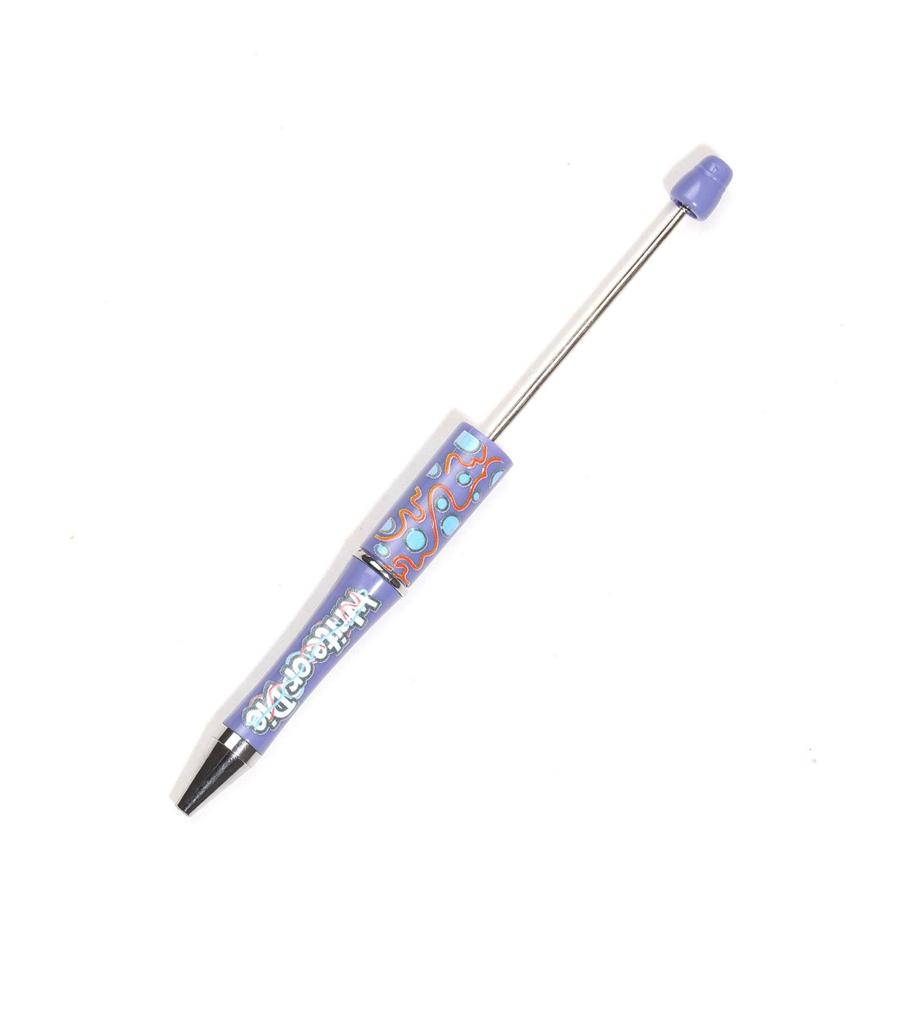 Rotating Acrylic Beaded Pen with Creative UV Printing for Students