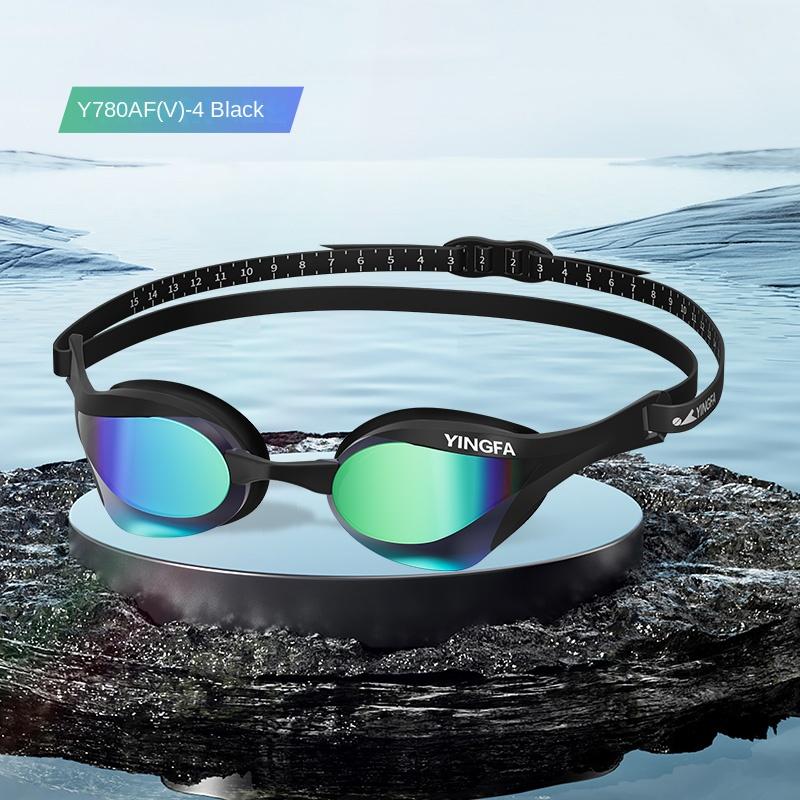 Yingfa Professional Swimming Goggles Waterproof Racing Electroplating Anti-Fog Diving Glasses With Replaceable Nose Buckle2