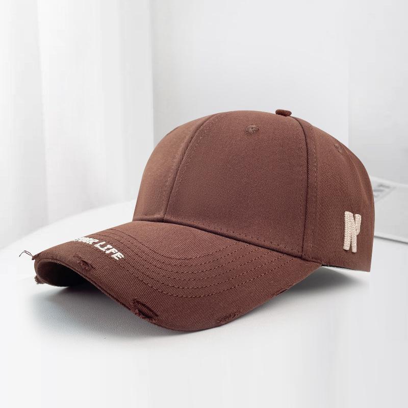 Spring sunshade sunscreen simple embroidery letter versatile baseball cap women
