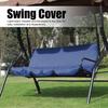 Kadimendium Outdoor Swing 3‑Seat Chair Waterproof Cushion Replacement Swing Replacement Cushions Chair Cover Swing Cushion Cover for Patio Garden