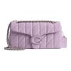 Coach Tabby 26 Logo Jacquard Quilted Flap Napa Leather Hobo Crossbody Bag Medium Women bags Light-Purple CP147-LHSF1