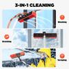 26 Feet Water Fed Pole Kit Water Fed Brush, Suitable for Windows ,Solar Photovoltaic Panel Cleaning