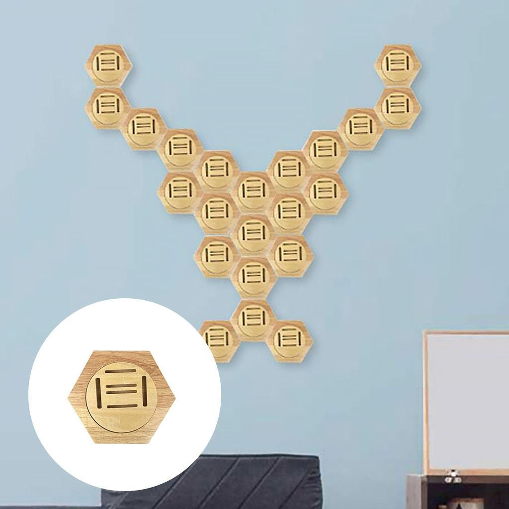 

Hexagon Challenge Rack Honeycomb Collectible Coins Holder Organizer