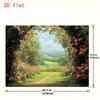 Romantic Garden 2D Backdrop, Secret Garden & Rose Path Photo Background