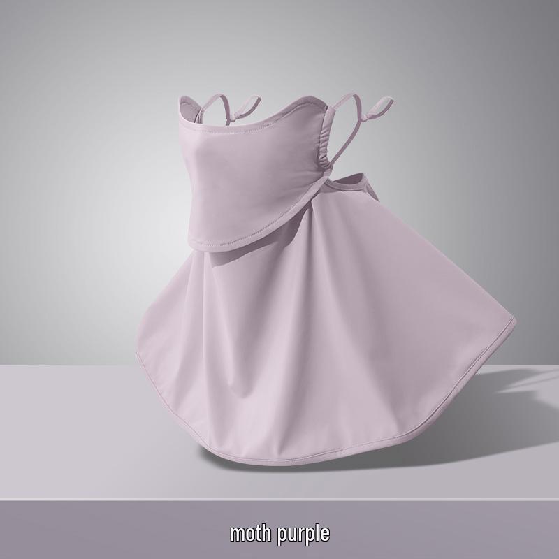 Blush Eye Corner 3D Sunscreen Mask: Breathable, UV-Protective Nylon Ice Silk for Summer Women