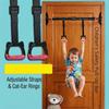 Strength Training Gymnastics Rings Non-Slip Pull Up Rings Kids Gym Rings  For Home
